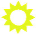 Sunburst Stickers
